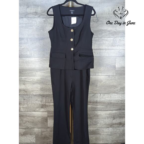 Halogen Sleeveless Jumpsuit Size M - Picture 1 of 6